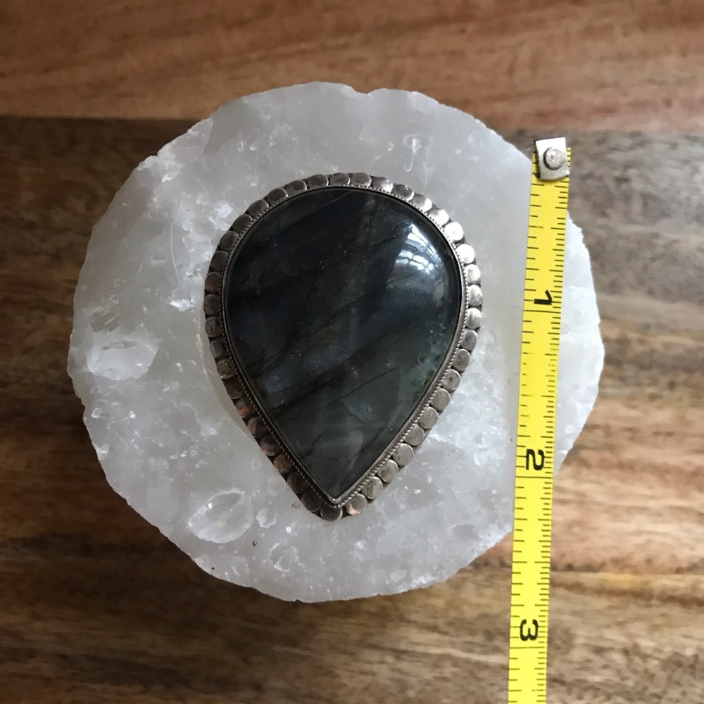 Labradorite sterling silver ring